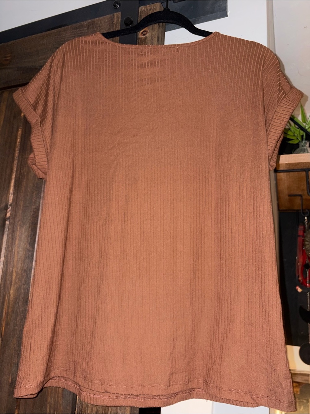 Short Sleeve Ribbed Tee - Picture 3 of 3